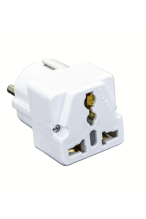 Usin Amerikan Ingiliz Çin Japonya Jack Tipi Fişleri Türk Avrupa Tipine Dönüştürücü Seyahat Adaptörü - Image 1