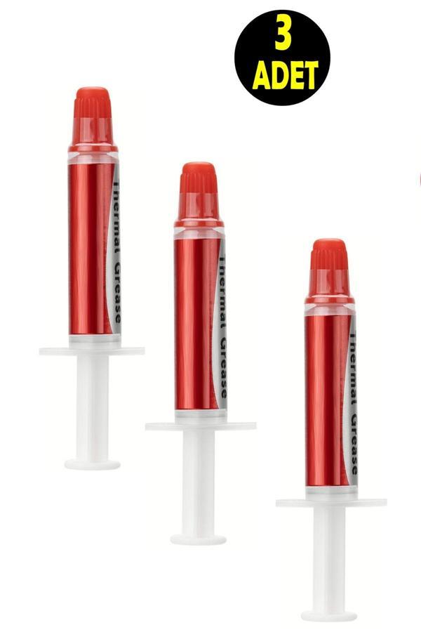Usin 3 Adet 10 Ml 1.63W/M.K Şırınga Termal Macunu Işlemci Pastası Cpu Vga  Radyatör Pastası Isı Iletken - Image 1