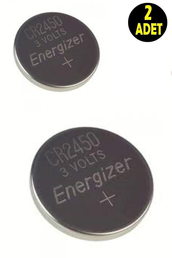 Usin 2 Adet 3 Volt Cr 2450 Lityum Pil -Cr2450 3V Düğme Tip Hafıza Pili - Image 1