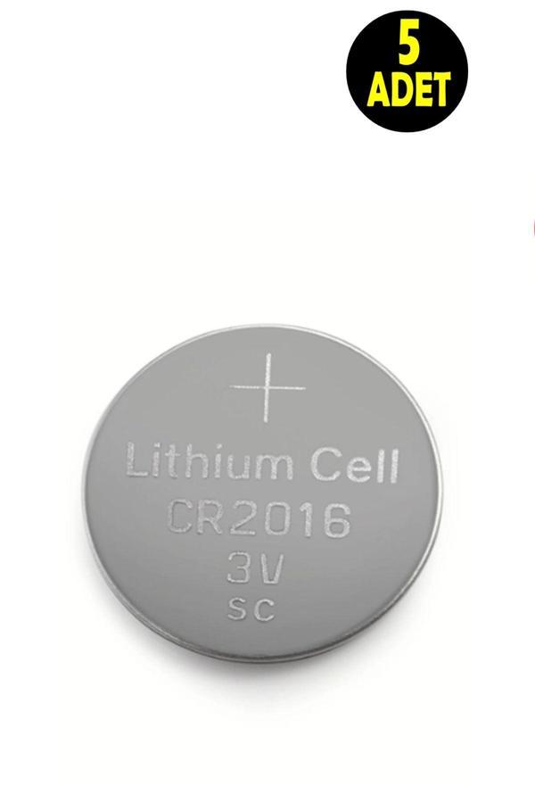 Usin 2 Adet 3 Volt Cr2016  Lityum Para Pil (Dl2016 Cr 2016 Bios-Kepenk-Kumanda Terazi Düğme Lithum Pili) - Image 1