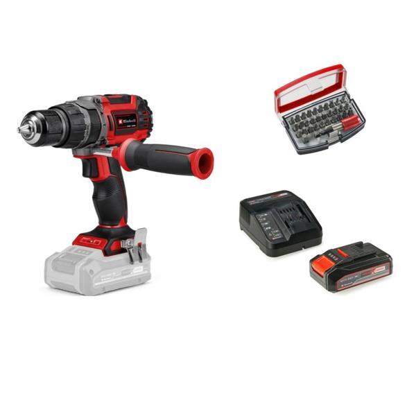 Einhell Tp-Cd 18/60 Li-I Bl Solo +1 x 2.5 Ah Akü ve 32 Parça Bits Uç Seti - Image 1