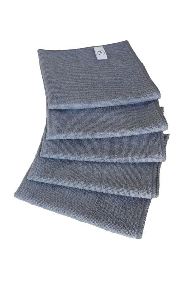 Yasima Gri Mikrofiber Temizlik Bezi 25adet Cam Ev Tezgah Üstü Araba Temizliği - Image 1
