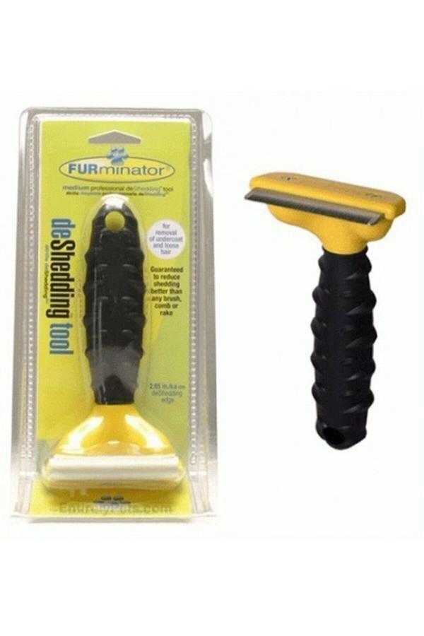 Furminator Tüy Alıcı Toplayıcı Kedi Köpek Bakım Tarağı 7 Cm - Image 1