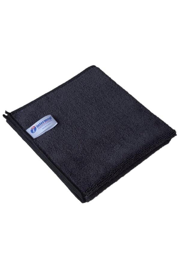 Mikrofiber Temizlik Bezi Kalın Dokulu Siyah 40x40 Cm 10'lu Paket - Image 1