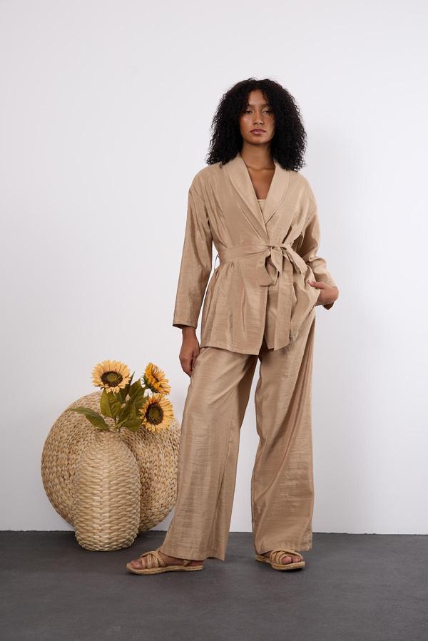 Vizon Oversize Kimono Takım - Image 1