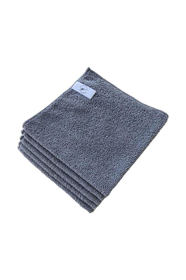 Gri Mikrofiber Temizlik Bezi 20 Adet Cam Ev Pencere Araba Temizliği - Image 1