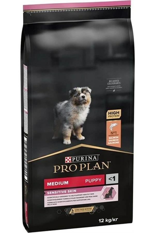 Pro Plan Puppy Sensitive Somonlu Yavru Köpek Maması 12 Kg Sindirim Sistemi - Image 1