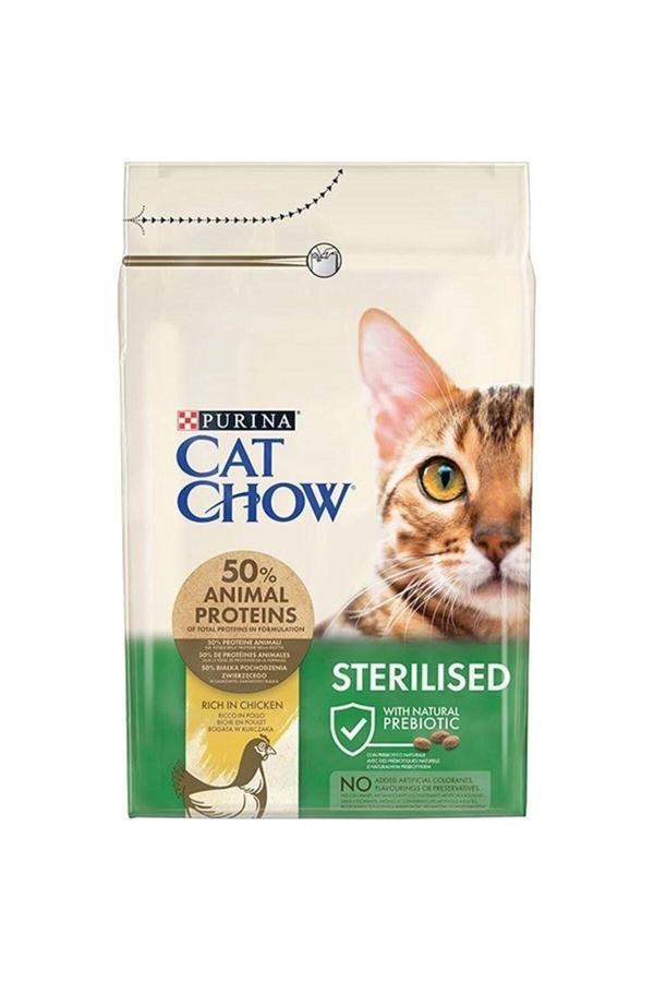 Cat Chow Kısırlaştırılmış Tavuklu Kedi Maması 15 Kg. - Image 1