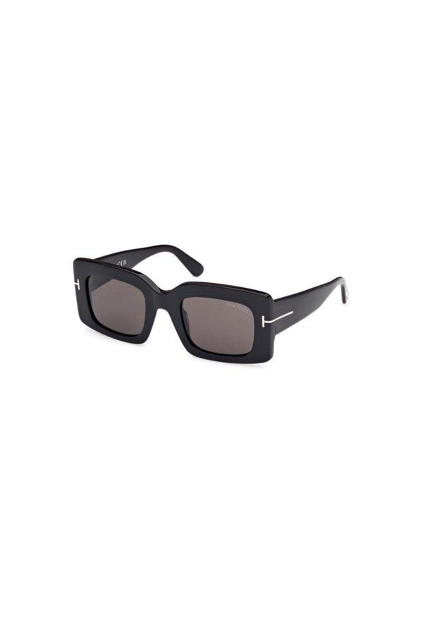 Tom Ford Tf 1188 01A 50 Kadın Kare Siyah Kemik Güneş Gözlüğü - Image 1