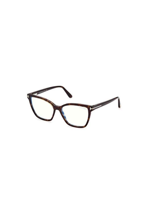 Tom Ford Tf 5812 052 53 Kadın Kelebek Kırçıllı Kahverengi Kemik Mavi Işık Korumalı - Image 1