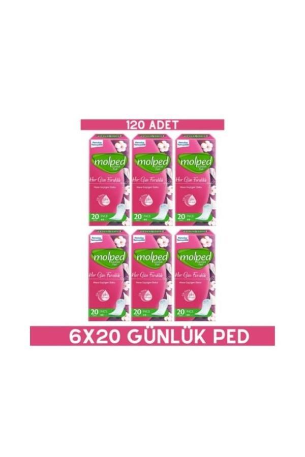 Her Gün Ferahlık 20’li Günlük Ped X6 Adet - Image 1