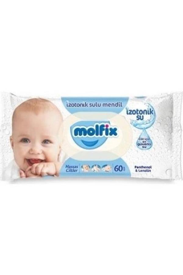 İzotonik Sulu Hassas Ciltler Mendil 60 Adet - Image 1