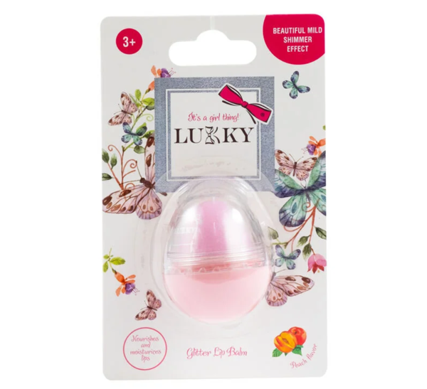 Lukky Besleyici Dudak Kremi Simli Pembe - Image 1