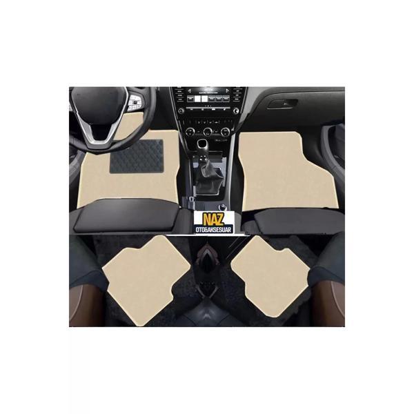 Porsche Boxser 987 2005-2012 NO BOSE Bej Halı Bej Kenar Petek Topuk - Image 1