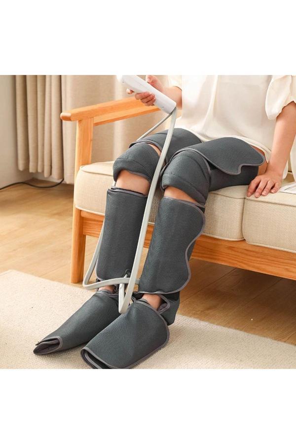 Tb Çift Bacak Hava Sıkıştırmalı Isıtmalı Ayak Ve Tüm Bacak Masaj Aleti Shiatsu (2 Bacak & Lenf Drenaj) - Image 1