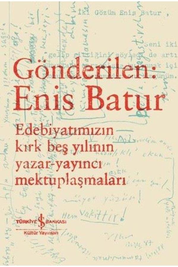 Gönderilen Enis Batur - İş Bankası Kültür Yayınları - Image 1