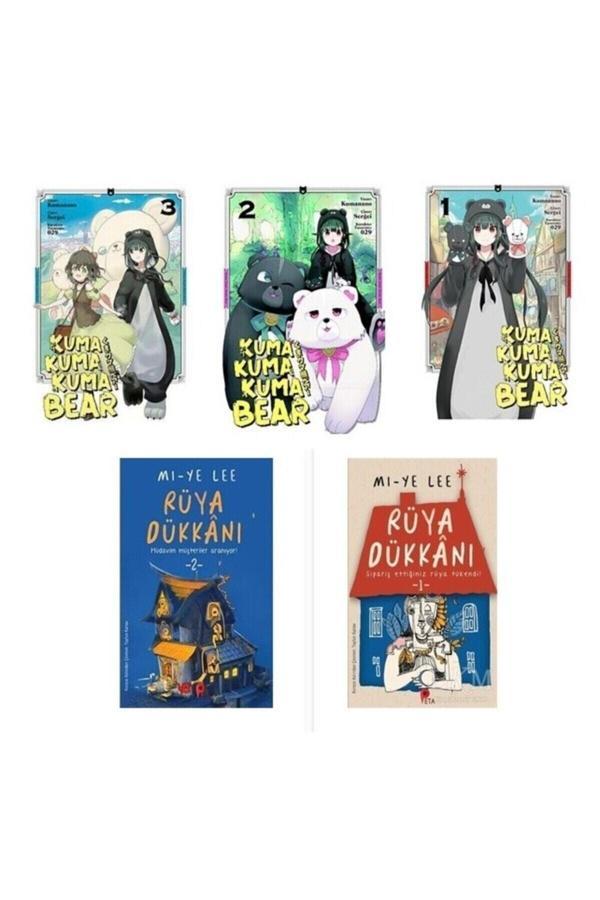 Kuma Kuma Bear 1 - 2 - 3 + Rüya Dükkanı 1 - 2 - Beyaz Balina Yayınları - Image 1