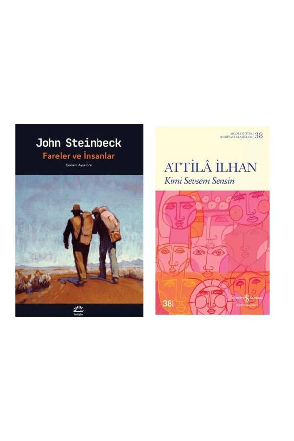 Fareler Ve İnsanlar John Steinbeck - Kimi Sevsem Sensin Attila İlhan - İş Bankası Kültür Yayınları - Image 1