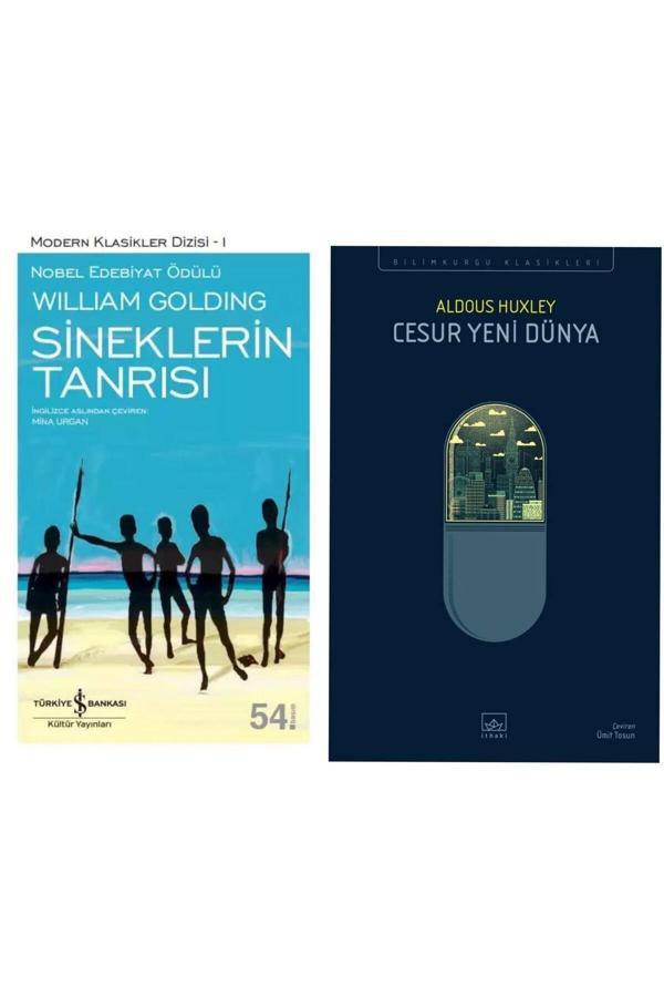 Sineklerin Tanrısı - Sir William Gerald Golding - Cesur Yeni Dünya - Aldous Huxley - İş Bankası Kültür Yayınları - Image 1