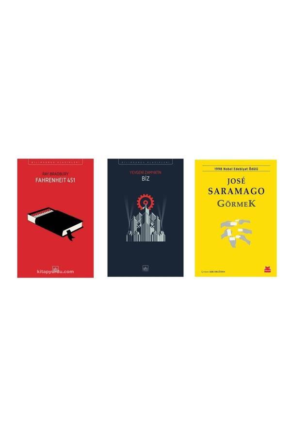 Fahrenheit 451 Ran Bradbury - Biz Yevgeni Zamyatin - Görmek Jose Saramago - Can Yayınları - Image 1