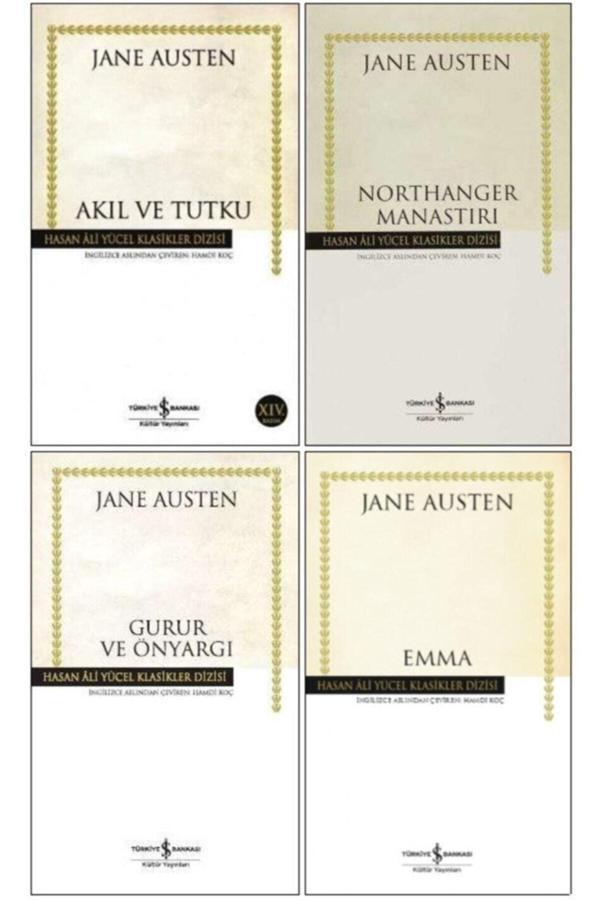 Jane Austen 4 Kitap Set ( Gurur Ve Önyargı Emma Northanger Manastırı Akıl Ve Tutku ) - İş Bankası Kültür Yayınları - Image 1