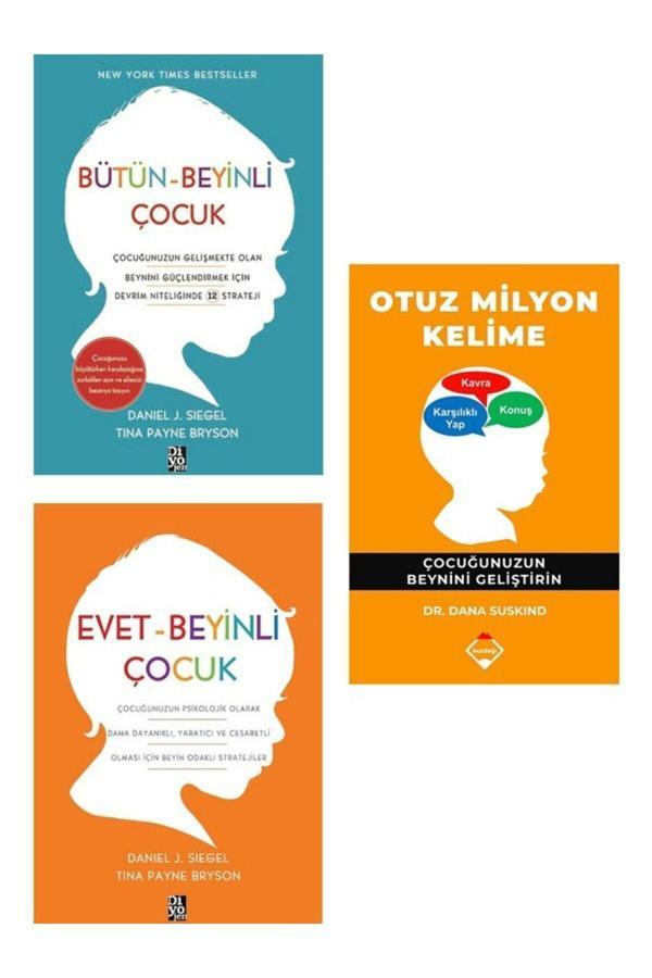 Otuz Milyon Kelime + Bütün Beyinli Çocuk + Evet Beyinli Çocuk - 3 Kitap Set - Diyojen Yayıncılık - Image 1