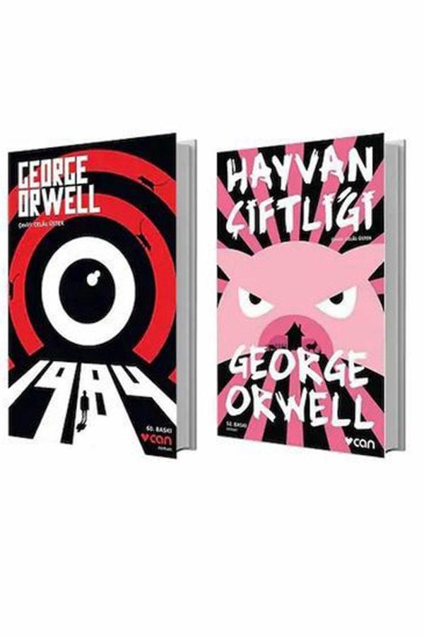 Can Yayınları Hayvan Çiftliği - 1984 - George Orwell 2 Kitap Bir Arada - Can Yayınları - Image 1