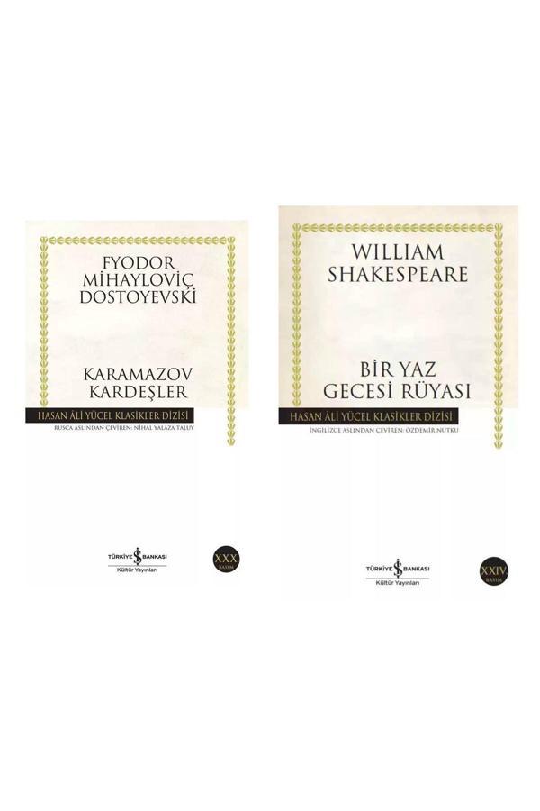 Karamazov Kardeşler - Bir Yaz Gecesi Rüyası William Shakespeare - İş Bankası Kültür Yayınları - Image 1