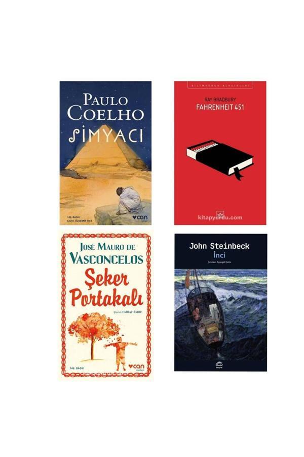 Simyacı - Fahrenheit 451 - Şeker Portakalı - İnci - John Steinbeck - Can Yayınları - Image 1