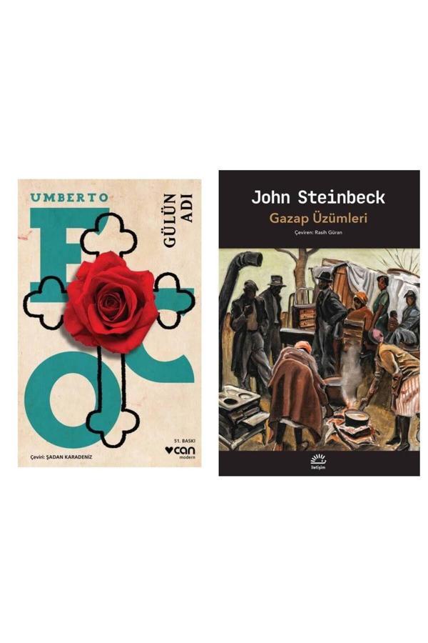 Gülün Adı - Umberto Eco - Gazap Üzümleri - John Steinbeck - Can Yayınları - Image 1