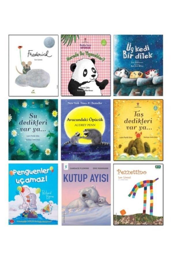 Frederick-Pezzettino -Penguenler Uçamaz-Üç Kedi Bir Dilek-Avucundaki Öpücük +4 Kitap - İş Bankası Kültür Yayınları - Image 1