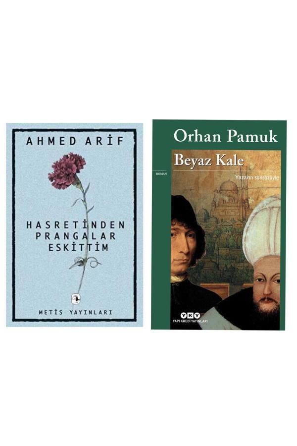Hasretin Prangalar Eskittim - Ahmed Arif - Beyaz Kale - Orhan Pamuk - Metis Yayınları - Image 1