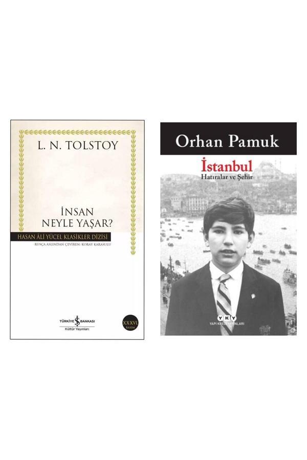 İnsan Neyle Yaşar? L. N. Tolstoy - İstanbul - Orhan Pamuk - İş Bankası Kültür Yayınları - Image 1