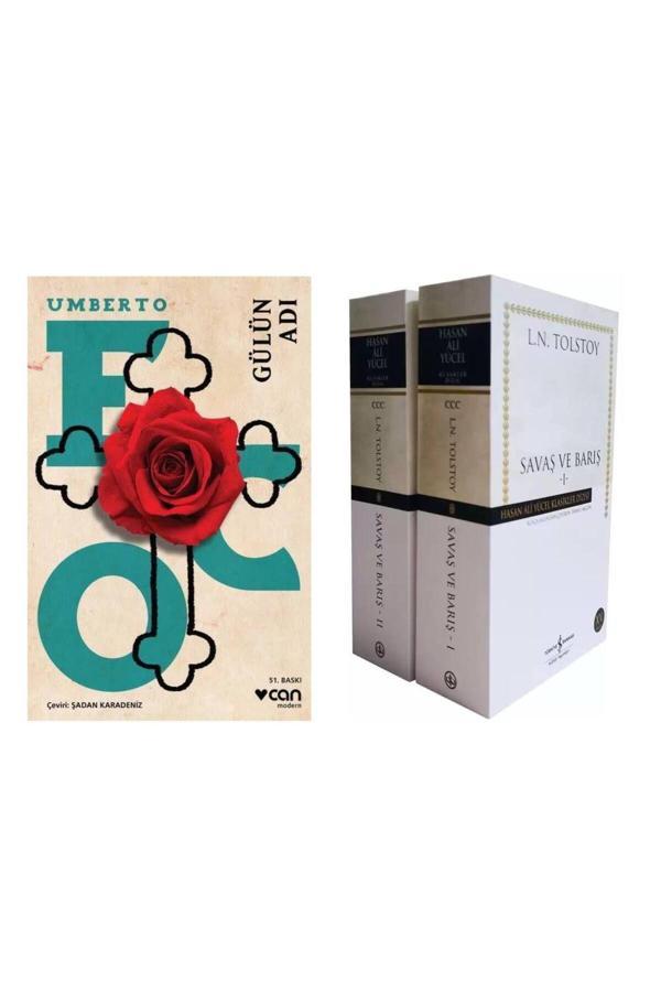 Gülün Adı - Umberto Eco - Savaş Ve Barış 2 Kitap Takım - L. N. Tolstoy - Can Yayınları - Image 1