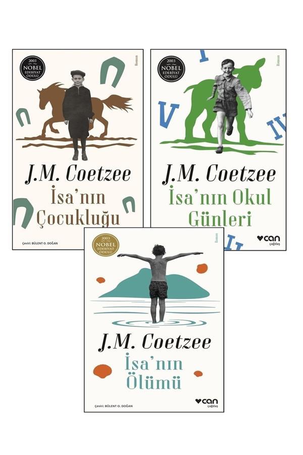 Nobel Ödüllü Yazarlar 4: J.M. Coetzee 3 Kitap Isa'Nın Çocukluğu, Isa'Nın Okul Günleri, Isa'Nın Ölümü - Can Yayınları - Image 1