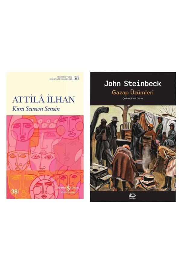 Kimi Sevsem Sensin - Attila İlhan - Gazap Üzümleri - John Steinbeck - İş Bankası Kültür Yayınları - Image 1