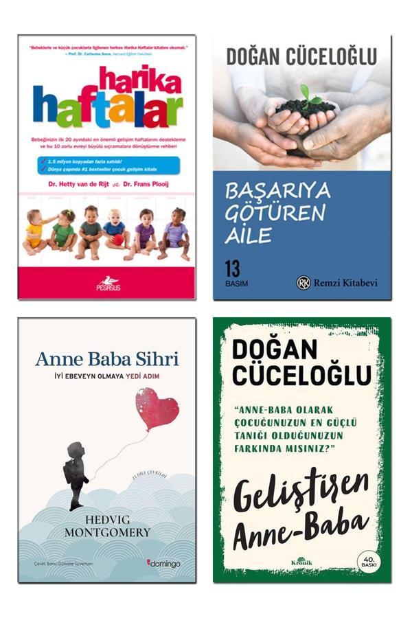 Harika Haftalar Başarıya Götüren Aile Geliştiren Anne Baba Sihri Doğan Cüceloğlu Çocuk Eğitimi Seti - Domingo Yayınevi - Image 1