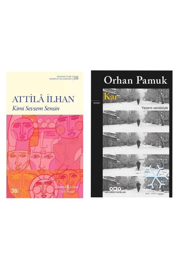 Kimi Sevsem Sensin - Attila İlhan - Kar - Orhan Pamuk - İş Bankası Kültür Yayınları - Image 1