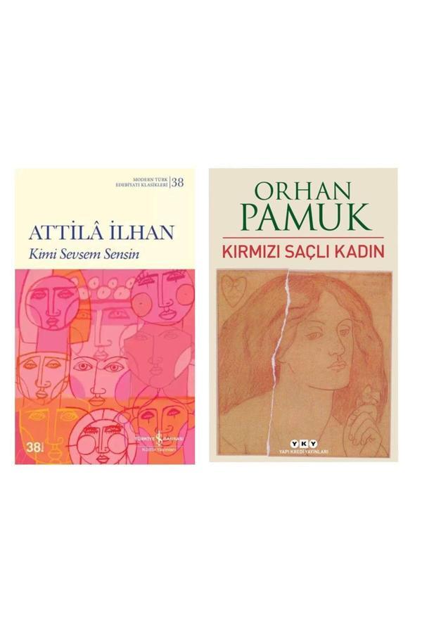 Kimi Sevsem Sensin - Attila İlhan - Kırmızı Saçlı Kadın - Orhan Pamuk - İş Bankası Kültür Yayınları - Image 1