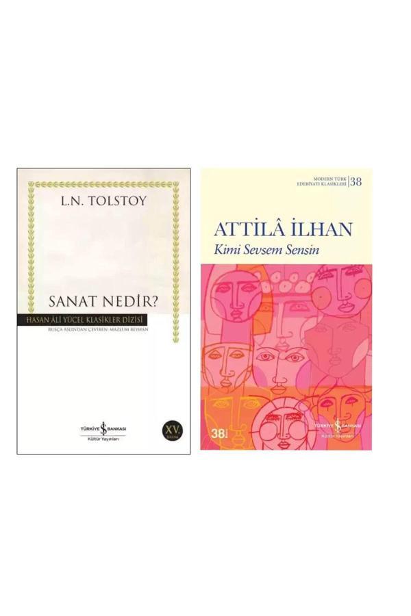 Kimi Sevsem Sensin - Attila İlhan - Sanat Nedir? L. N. Tolstoy - İş Bankası Kültür Yayınları - Image 1