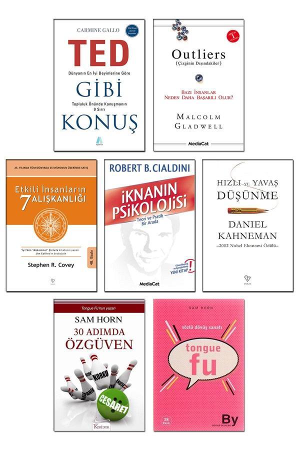 Hızlı Ve Yavaş Düşünme Daniel Kahneman 30 Adımda Özgüven Tongue Fu Sözlü Dövüş Sanatı Sam Horn - Koridor Yayıncılık - Image 1