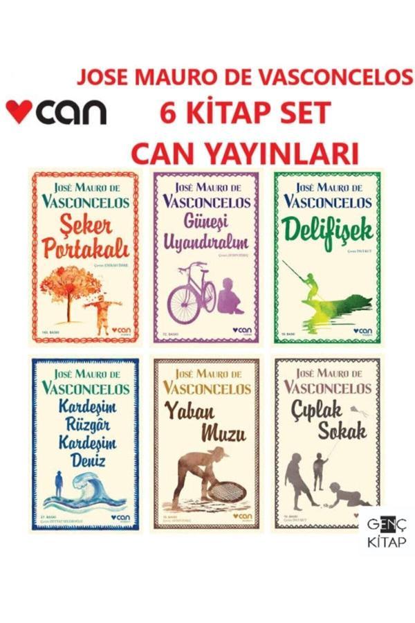 Jose Mauro De Vasconcelos 6 Kitap Set Şeker Portakalı-Güneşi Uyandıralım-Delifişek-Yaban Muzu - Can Yayınları - Image 1