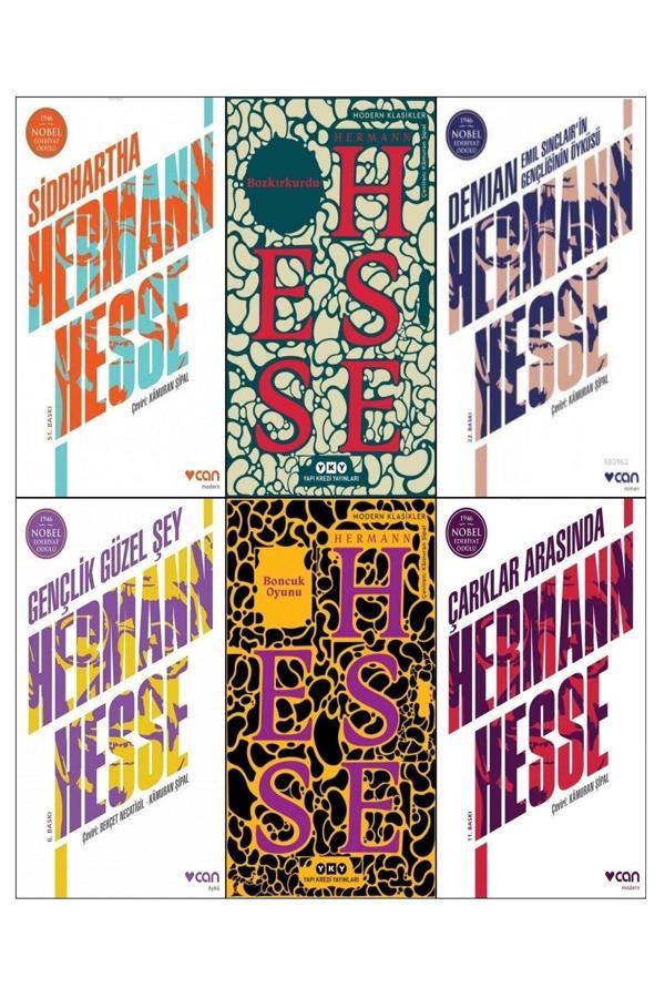 Nobel Ödüllü Yazarlar 3: Hermann Hesse 6 Kitap Siddhartha - Bozkırkurdu - Demian - Boncuk Oyunu... - peta kitap - Image 1