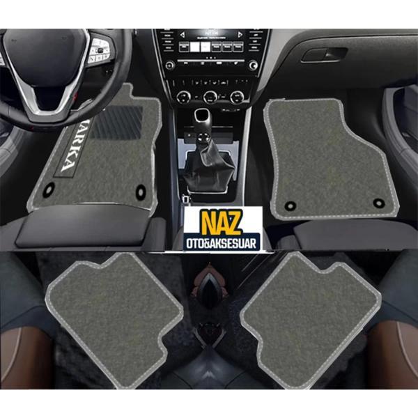 Volvo XC40 2018 Sonrası  Gri Halı Gri Kenar Petek Topuk - Image 1