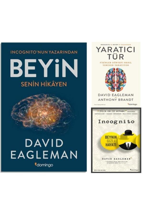 Beyin Senin Hikayen Incognito Beynin Gizli Hayatı Yaratıcı Tür 3 Kitap Set David Eagleman - Domingo Yayınevi - Image 1