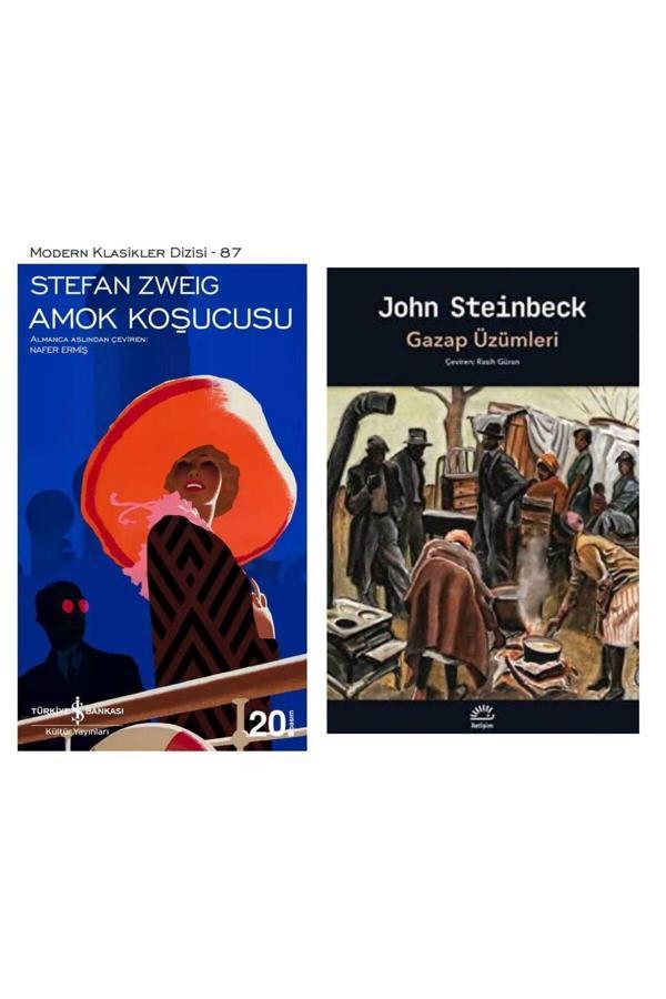 Amok Koşucusu Stefan Zweig - Gazap Üzümleri John Steinbeck - İş Bankası Kültür Yayınları - Image 1