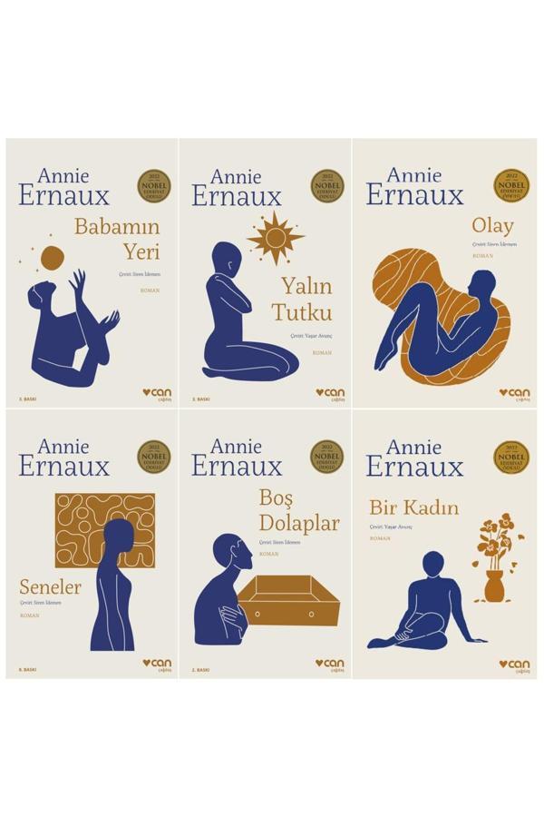 Annie Ernaux 6 Kitap Set (2022 Nobel Edebiyat Ödülü) - Can Yayınları - Image 1
