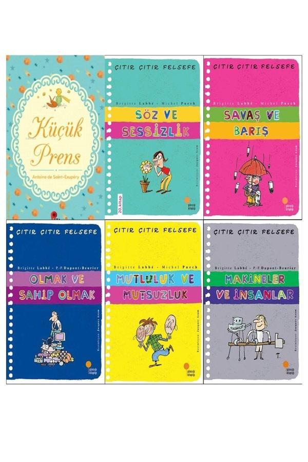 Çıtır Çıtır Felsefe Seti (5 Kitap + Küçük Prens Hediye) - Söz Ve Sessizlik, Savaş Ve Barış... - Günışığı Kitaplığı - Image 1