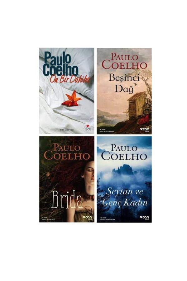 Paulo Coelho 4 Kitap Set-2 On Bir Dakika - Beşinci Dağ - Brida - Şeytan Ve Genç Kadın - Can Yayınları - Image 1