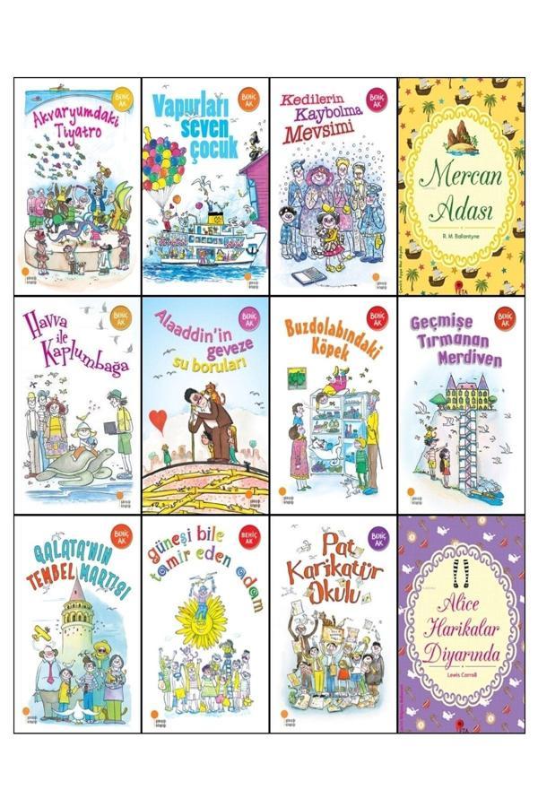 Gülümseten Öyküler Dizisi (10 Kitap) + Mercan Adası Ve Alice Harikalar Diyarında Hediye - Günışığı Kitaplığı - Image 1
